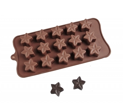 Forma na pralinky - Hviezdičky